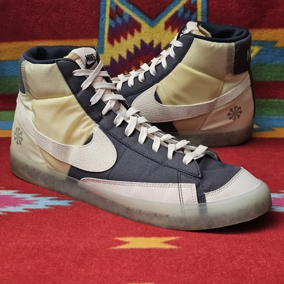 Nike Blazer Mid 77 Move to Zero Armory Navy Mens Shoes Size 14 Lace Up High Top Size 8 - Nike Blazer  main image 2